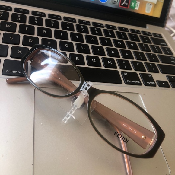 Authentic Fendi khaki Brown Eye Glasses RX - Picture 7 of 8